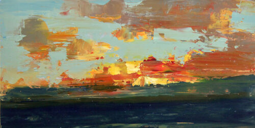 Late Sun from Carn Gloose