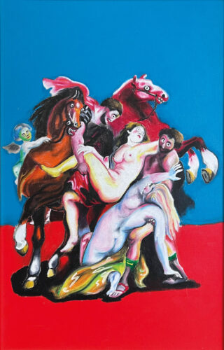 Horses and Classical Figures