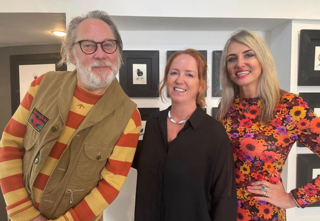 Filming with Jim Moir and Nancy Sorrell for Sky Arts Cornwall