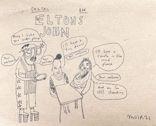 Eltons John, Bar de cócteles