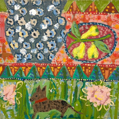 Little Dog and Pear Tree