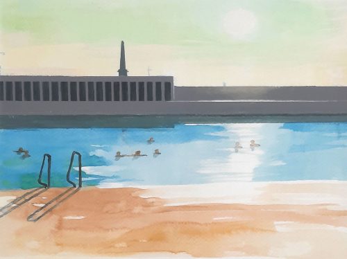 Swimmers at Jubilee Pool