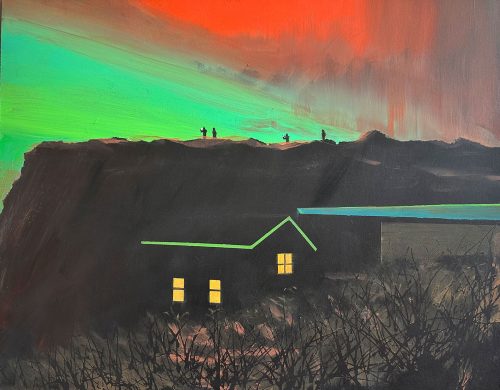 Watching the Northern Lights, Cornwall